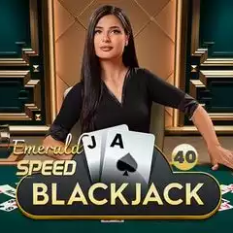 Speed Blackjack 40 - Emerald, Pragmatic Live